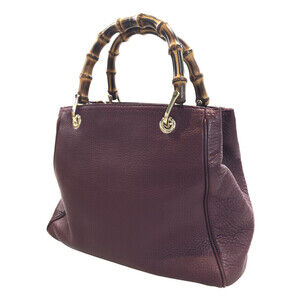 Gucci bag bamboo shoulder crossbody handbag